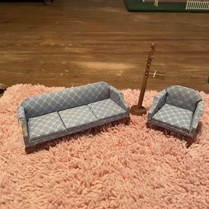 Cute living room set with coat rack